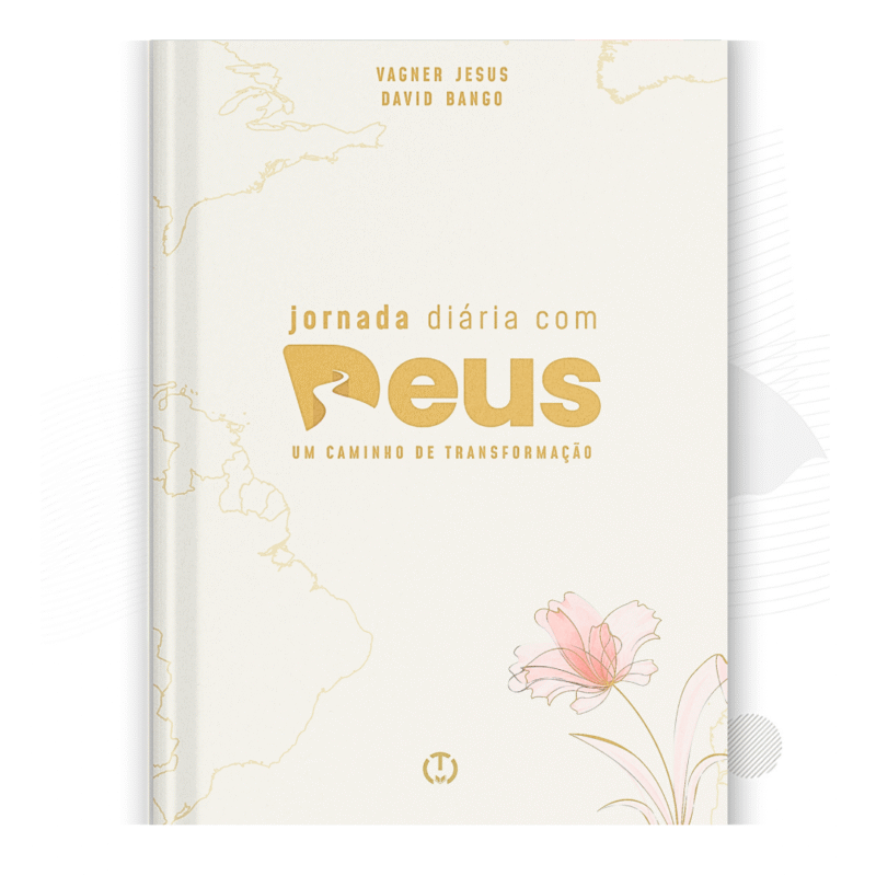 Jornada Diária com Deus - edição especial de luxo | Capa Dura (versão âncora - Floral Branco) - Vagner Jesus e David Bango